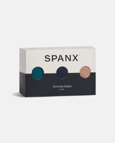 SPANXsmoothâ„¢ Fit-To-You Brief 3-Pack Box | Emerald Bay/Timeless Navy/Cafe Au Lait